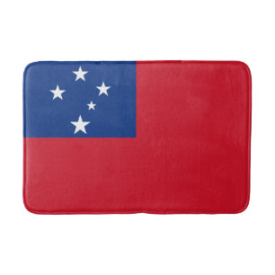 Samoa Flag Bath Mat