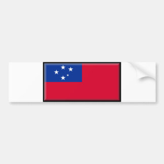 Samoa Flag Bumper Sticker