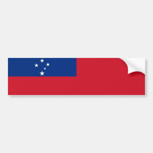 Samoa Flag Bumper Sticker