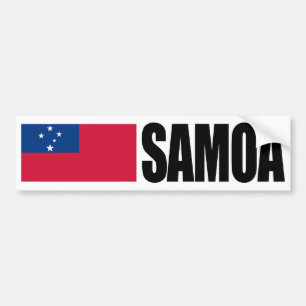 Samoa Flag Bumper Sticker
