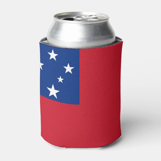 Samoa Flag Can Cooler (Can Front)