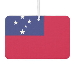 Samoa Flag Car Air Freshener