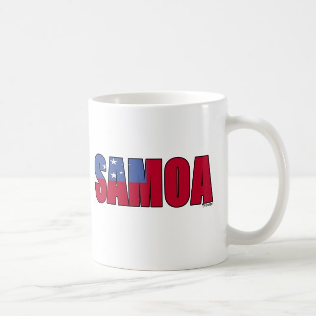 Samoa Flag Coffee Mug (Right)