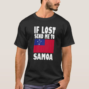 Samoa Flag Design  If lost send me to Samoa Premiu T-Shirt