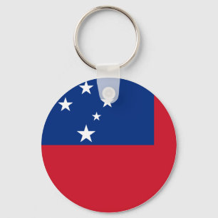Samoa Flag Key Ring