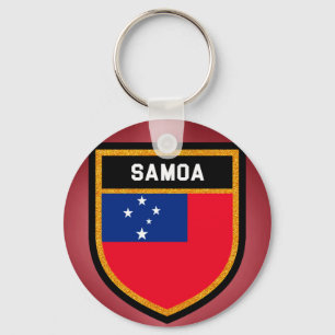 Samoa Flag Key Ring