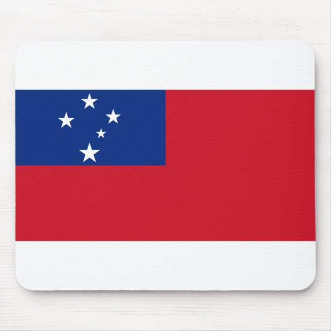 Samoa Flag Mouse Mat (Front)