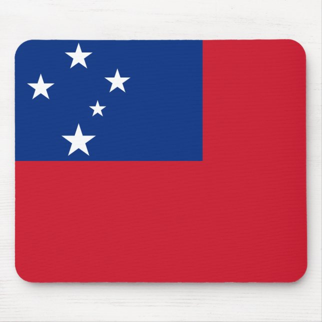 Samoa Flag Mouse Mat (Front)