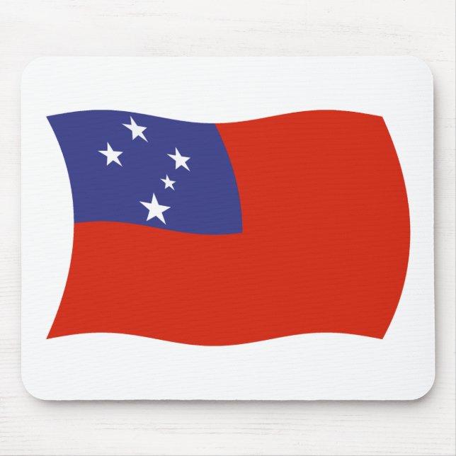 Samoa Flag Mousepad (Front)