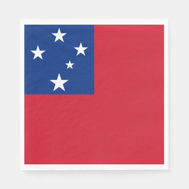 Samoa Flag Napkin (Front)