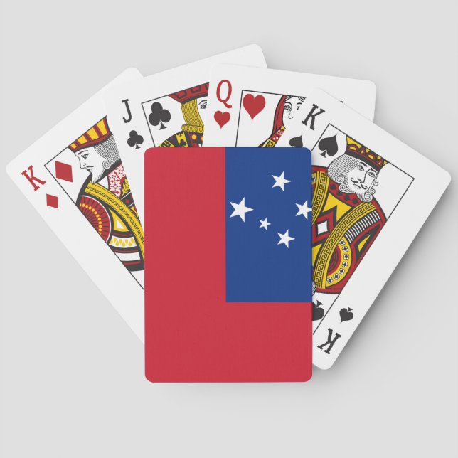 Samoa Flag Playing Cards (Back)