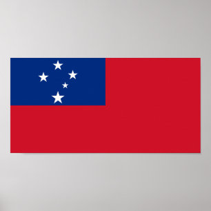 Samoa Flag Poster
