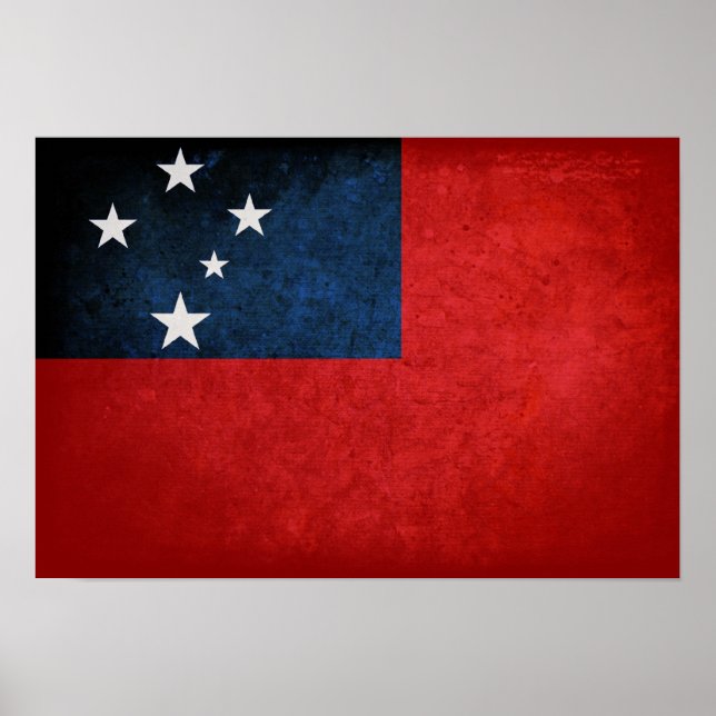 Samoa Flag Poster (Front)