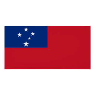 Samoa Flag Poster