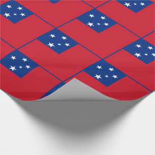 Samoa Flag Wrapping Paper