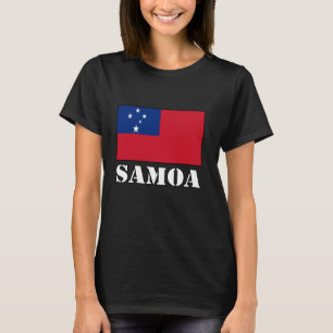 Samoa Samoan Flag Heritage Samoan Pride Samoan Roo T-Shirt