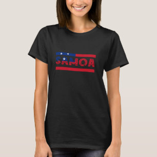 Samoa Samoan Roots Samoan Flag Vintage Samoan Prid T-Shirt
