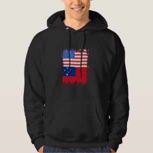 Samoa USA America Samoan Flag Samoan Roots Samoan  Hoodie