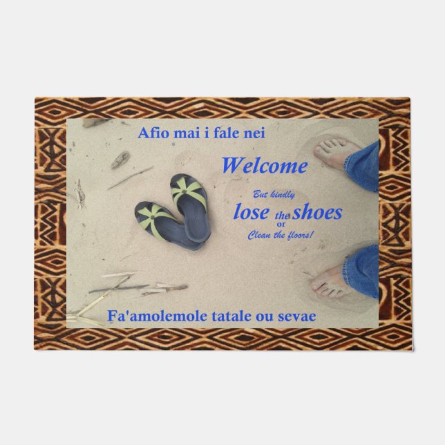 Samoan Afio mai /Welcome Door Mat (Front)