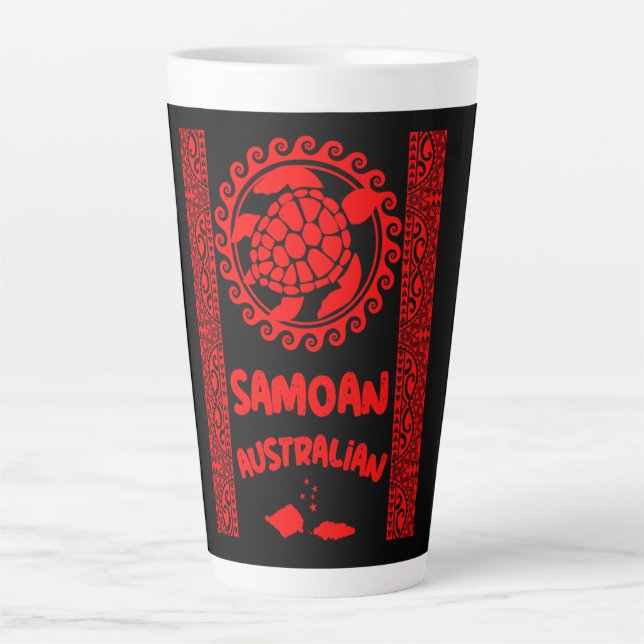 Samoan Australians Latte Mug (Front)