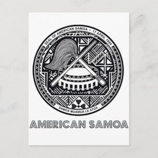 Samoan Emblem Postcard