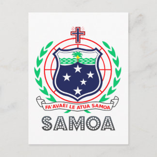 Samoan Emblem Postcard