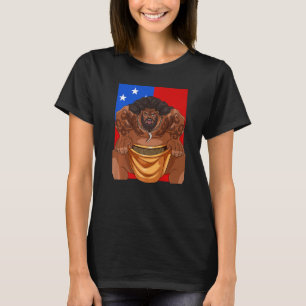 Samoan Pride Polynesian Haka Dance Samoa Flag Prem T-Shirt