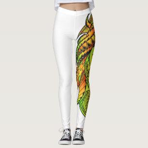Samoan Rastafarian Lion Leggings