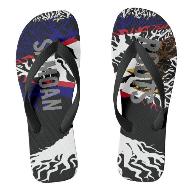 SAMOAN ROOTS FLIP FLOPS (Footbed)