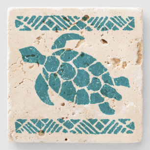 Samoan Tapa Hawaiian Tiki Bar Stone Coaters Coaster