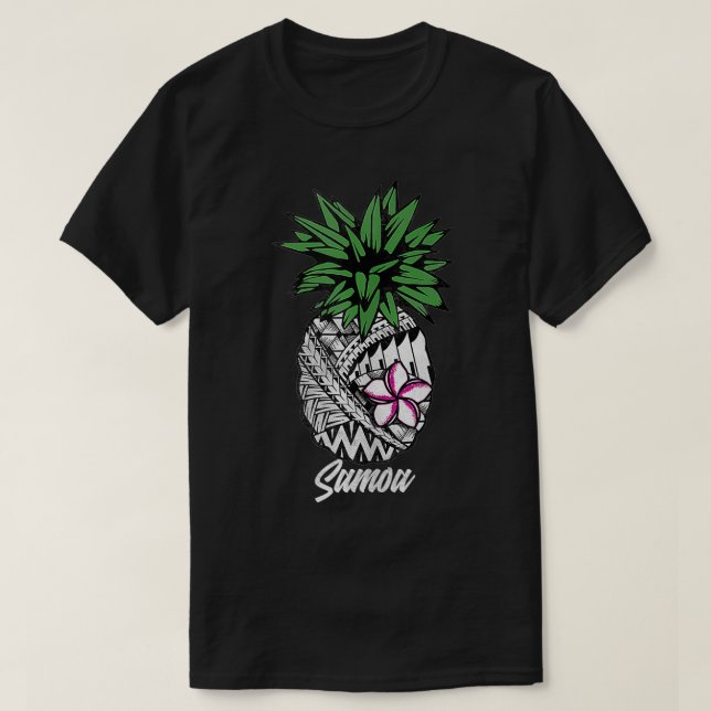 Samoan tribal pineapple  Samoa 1854  T-Shirt (Design Front)