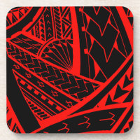 Samoan tribal tattoo design with spearheads