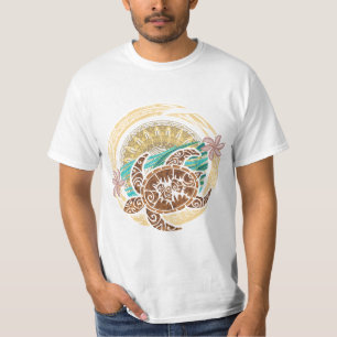 Samoan Tribal Turtle T-Shirt