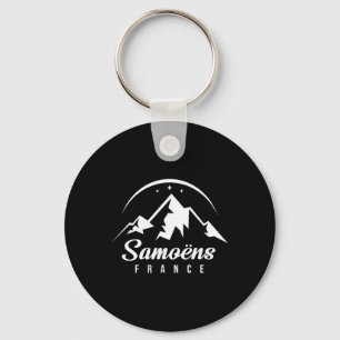 Samoëns France Ski Resort Skiing Snowboarding Souv Key Ring