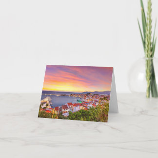 Samos island, Greece Thank You Card