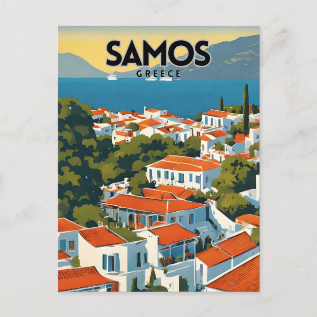 Samos Postcard (Front)
