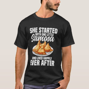 Samosas Fan Indian Food Lover Vegetable Frozen Sam T-Shirt