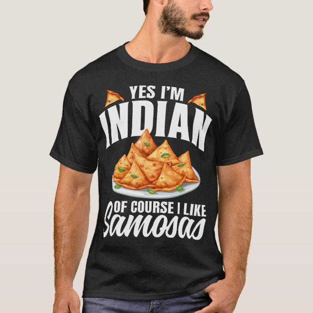 Samosas Fan Indian Foodie Vegetable Gluten Free Sa T-Shirt (Front)