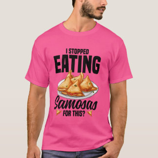 Samosas Food Indian Foodie Samosa Maker Vegan Samo T-Shirt