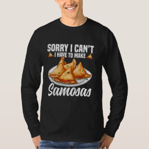 Samosas Maker Samosa Foodie Indian Food Vegetable T-Shirt