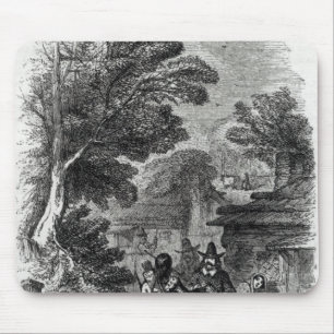 Samoset, the Indian Visitor Mouse Mat