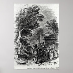Samoset, the Indian Visitor Poster