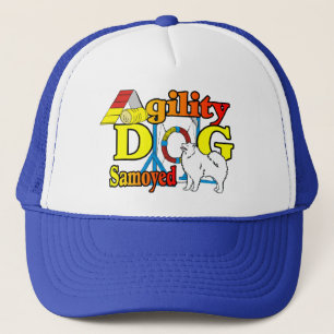 Samoyed Agility Gifts Trucker Hat