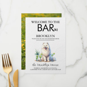 Samoyed Bar Menu