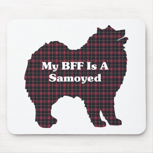 Samoyed BFF Gifts Mouse Mat (Front)