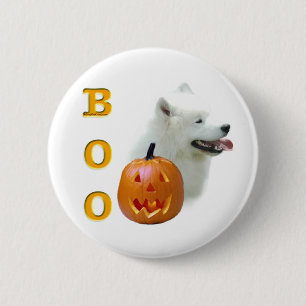 Samoyed Boo 6 Cm Round Badge
