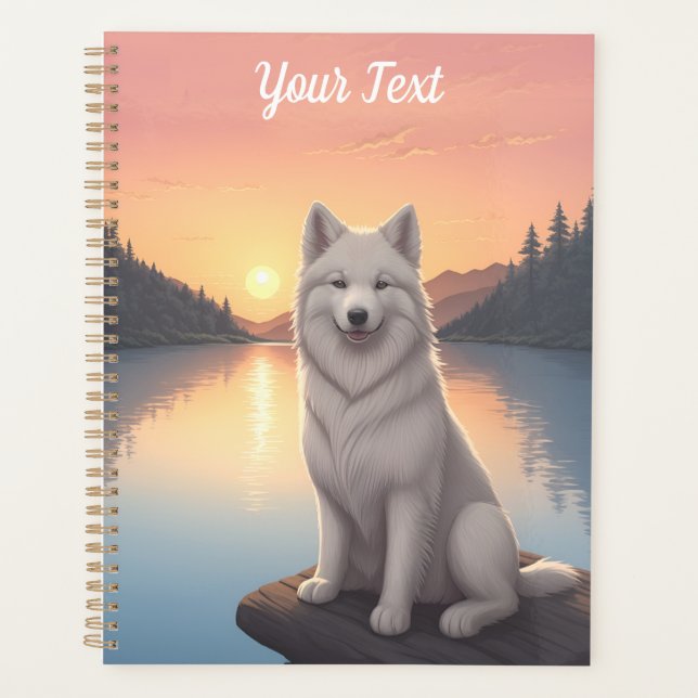Samoyed by Lake Planner (Front)