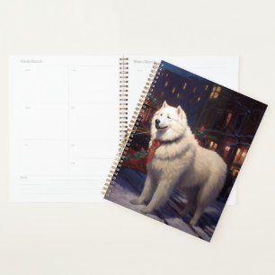Samoyed Christmas Festive Season  Planner