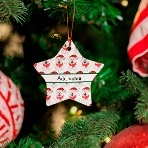 Samoyed Dog Breed Christmas Stars Ceramic Tree Decoration