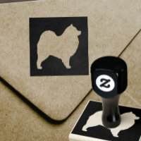 Samoyed Dog Breed Silhouette